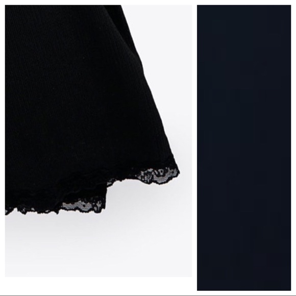 NWT. Zara Black Combination Lace Maxi Dress. Size S. - Picture 6 of 11